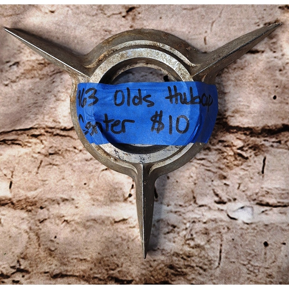 Original 1963 Oldsmobile Deluxe 88 98 Hubcap Center Spinner Star‎ Cap